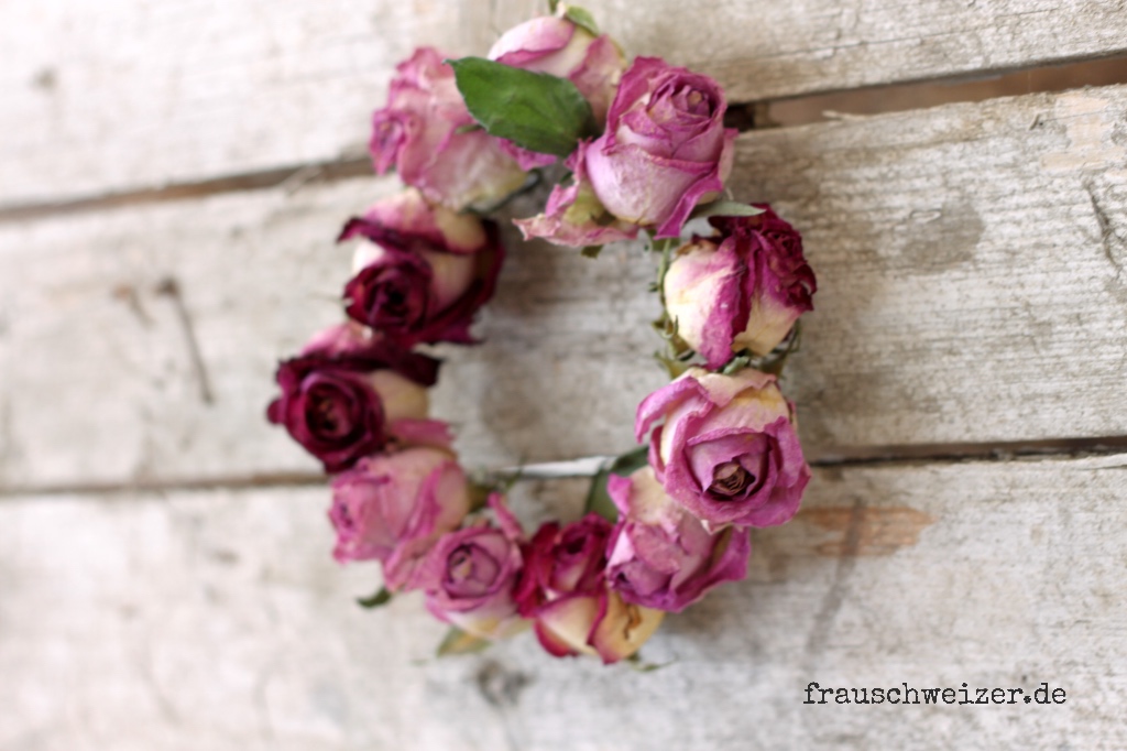 Rose, wreath, handmade