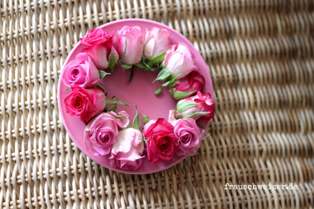 Rose, wreath, handmade