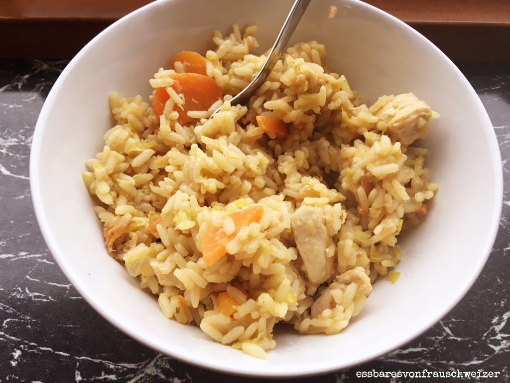 Rezept schnelle Reispfanne
