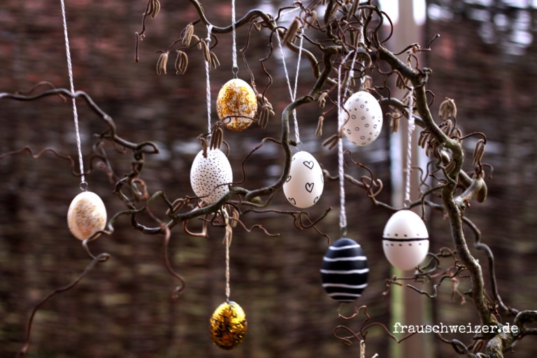ostereier-schwarz-weis-gold-diy