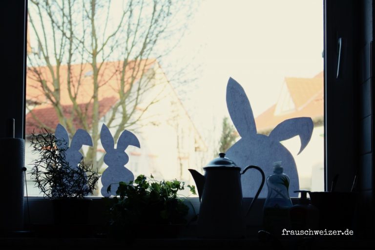 Fensterbild-Hasen-Ostern