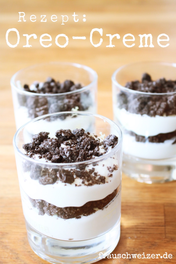 Oreo Creme Dessert Im Glas