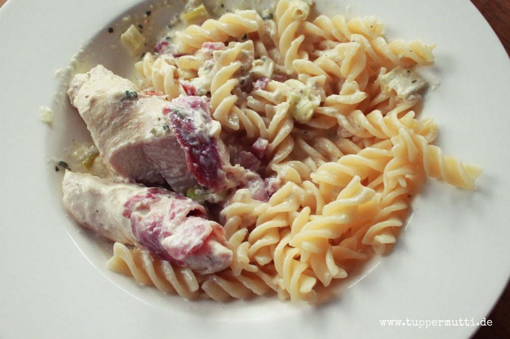 Kochen-Ultra-Tupper-Rezept-Hähnchen-Philadelphiasoße