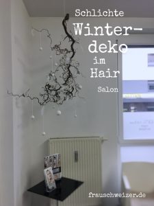 DIY Idee: Winterdeko am Ast