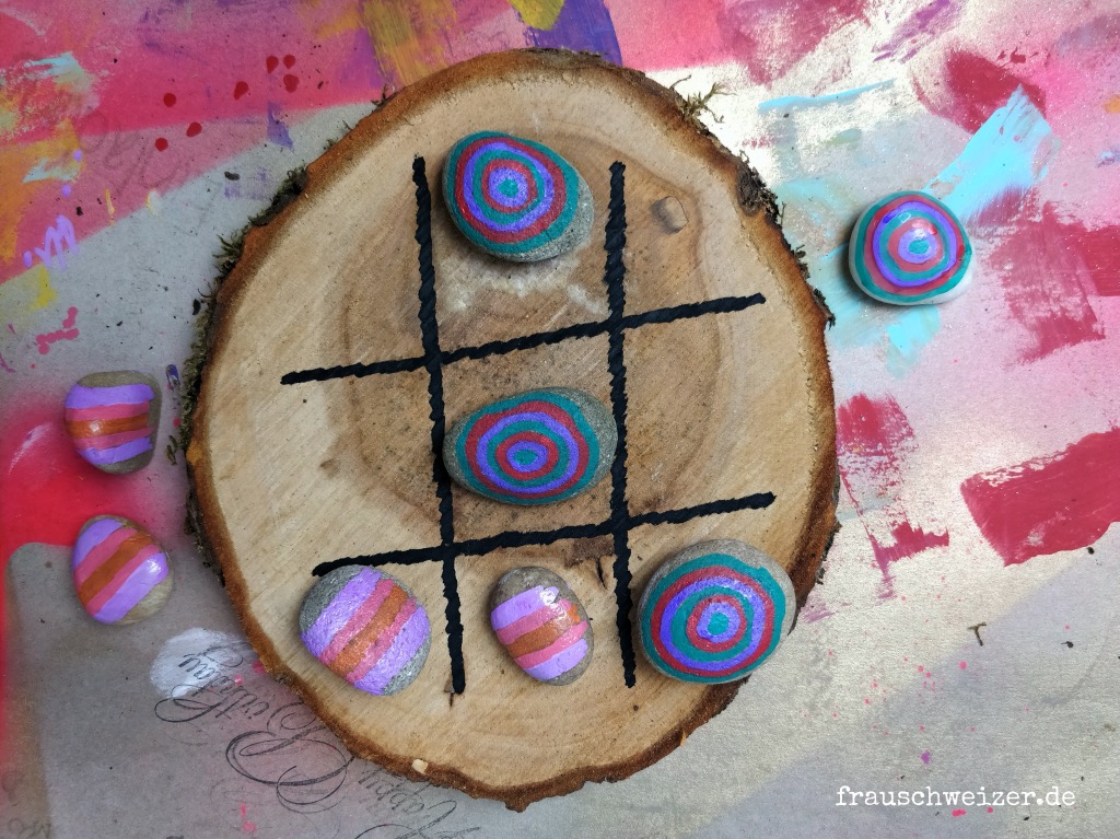 Kinderspiel Tic Tac Toe selber gestalten